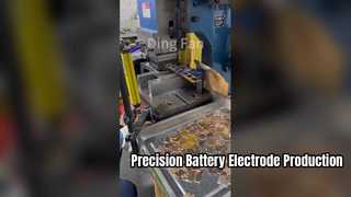 Vídeo de producción de electrodos de batería