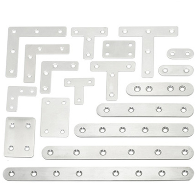 Stainless Steel Straight Metal Stamping Parts L 90 Degree Code
